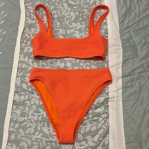 LA Hearts High Wasted Bikini